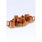 Набор дуб (поднос+6 кружек) Набор дуб (поднос+6 кружек)