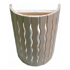 Абажур угловой волна			