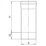 Дымоход 1м (439/0,8 мм) Ф115 Дымоход 1м (439/0,8 мм) Ф115