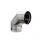 Колено угол 90° (439/0,8 мм) Ф140 (3 секции) Колено угол 90° (439/0,8 мм) Ф140 (3 секции)