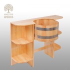 Умывальник подвесной двухсторонний