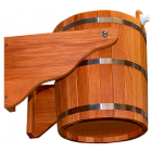  Обливное устройство с нерж.вкладкой 20л. дуб/ясень