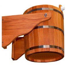  Обливное устройство с нерж.вкладкой 20л. дуб/ясень