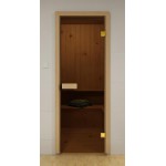 Двери стеклянные для бани и сауны