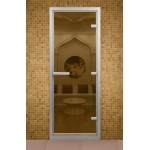 Двери стеклянные для турецкой бани