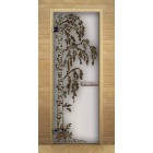 Дверь Стекло Сатин МАТОВАЯ (Берёзка) 1900х700 (коробка лиственная) Дверь Стекло Сатин МАТОВАЯ (Берёзка) 1900х700 (коробка лиственная)