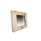 БО-2/3 Окно для парной 40х30 стеклопакет/липа VIP