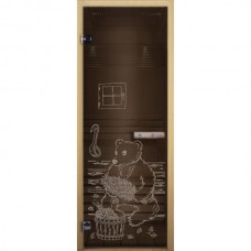 Дверь Стекло Бронза (Мишка) 1900х700 (коробка хвоя) Дверь Стекло Бронза (Мишка) 1900х700 (коробка хвоя)