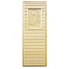 Дверь глухая липа с рисунком 1900х700 (коробка хвоя) Дверь глухая липа с рисунком 1900х700 (коробка хвоя)