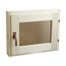 БО-2/5 Окно для парной 40х50 стеклопакет/липа VIP