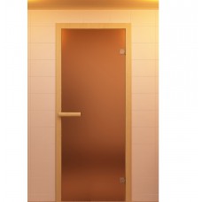 Дверь для сауны стекло бронзовое матовое, серия 690*1890 Дверь для сауны стекло бронзовое матовое, серия 690*1890