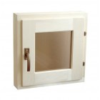 БО-2/1 Окно для парной 30х30 стеклопакет/липа VIP