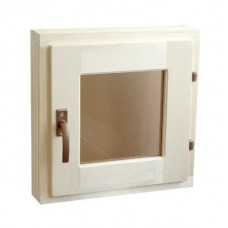 БО-2/8 Окно для парной 60х60 стеклопакет/липа VIP