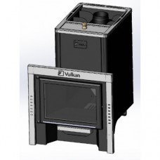 Печь Вулкан Эльбрус 20 Панорама Б (с баком) Печь Вулкан Эльбрус 20 Панорама Б (с баком)