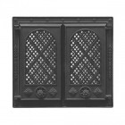 107 НТТ каминная дверца со Стеклом (двухстворчатая)