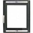 626 НТТ каминная дверца черная со Стеклом 626 НТТ каминная дверца черная со Стеклом