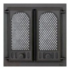 402 SVT каминная дверца со Стеклом (двухстворчатая)