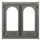 400 SVT каминная дверца со Стеклом (двухстворчатая)