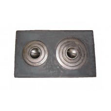 Плита под казан двухкомфорочная П2-5 (Б) 760х455