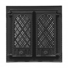 116 НТТ каминная дверца со Стеклом (двухстворчатая)