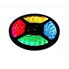 Светодиодная лента (цветная) 12V 5050 RGB 60 светод./м  14,4W  IP-68)  (длина 5м.)