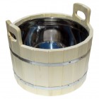 Шайка двухручная 17 л. с нержавеющей вкладкой ЛТ-17 Шайка двухручная 17 л. с нержавеющей вкладкой ЛТ-17