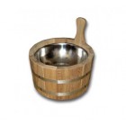 Ушат 3,5 л. с нержавеющей вкладкой дуб Ушат 3,5 л. с нержавеющей вкладкой дуб