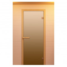 Дверь для сауны, стекло сатин серия 690*1890